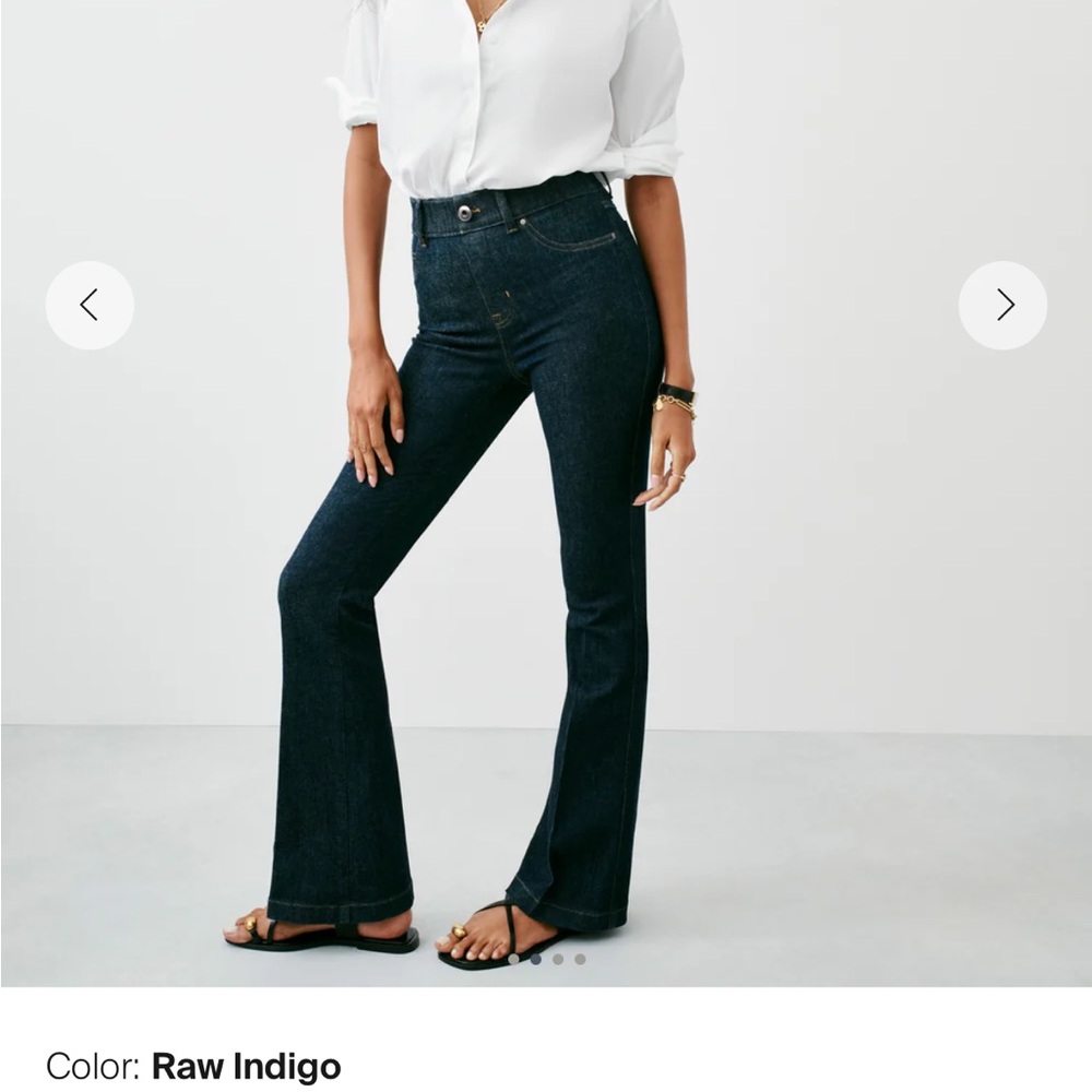 SPANX Raw Indigo Flare Jeans - LP NWT